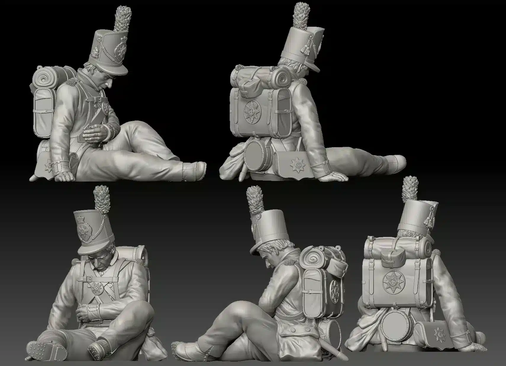 Coldstream Guards 1815 - Wounded in stomach