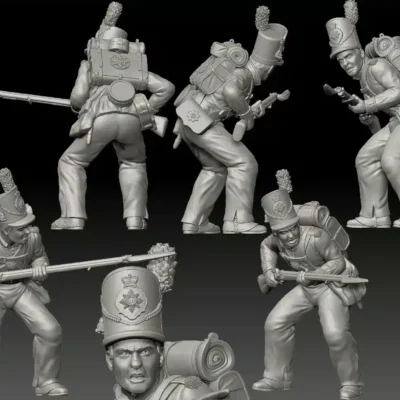 Coldstream Guards 1815 - Crouching still standing