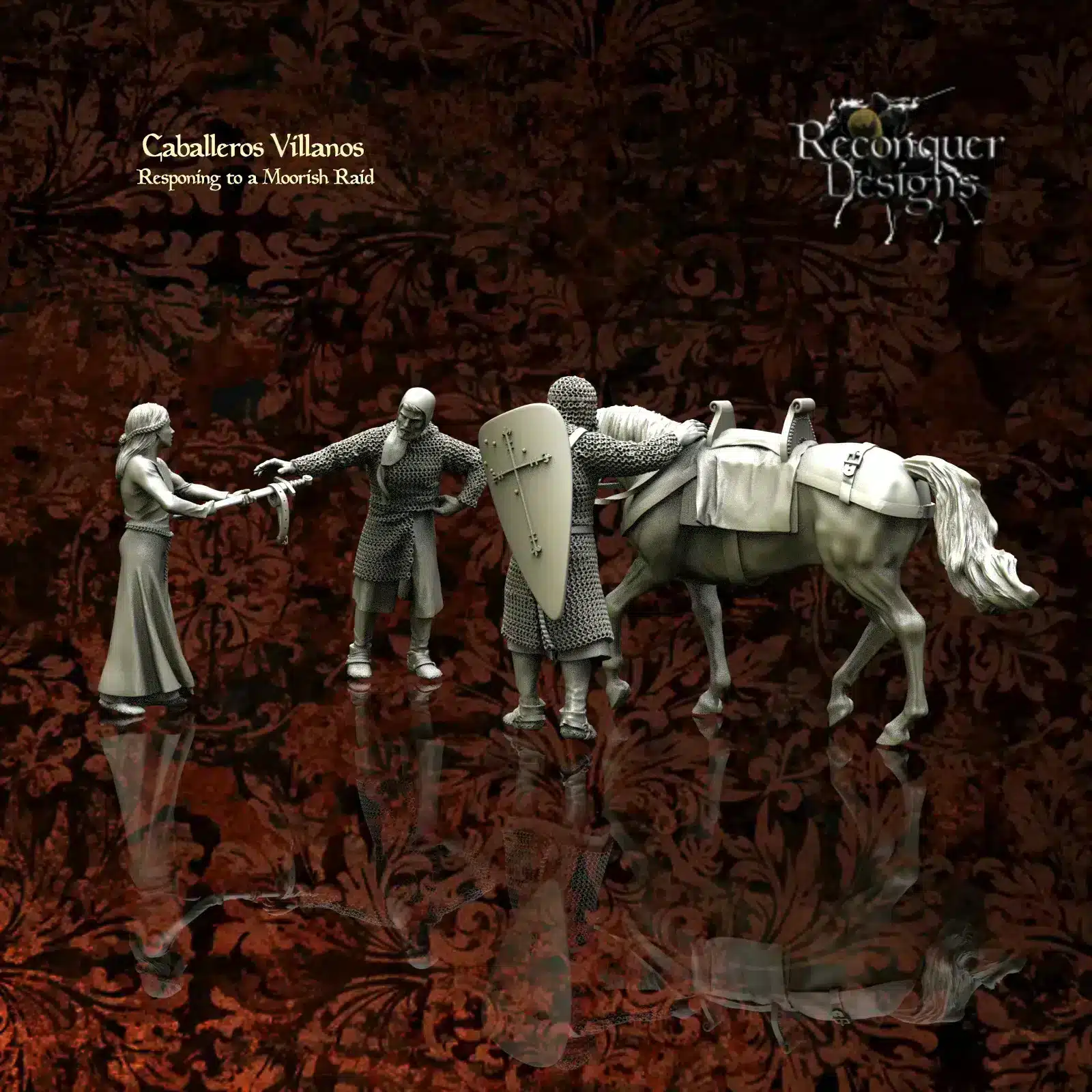 Two soldier and a woman