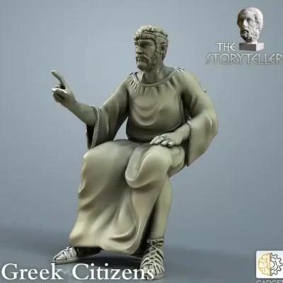 Ancient Greek Citizen debating