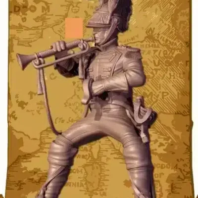 2nd westphalian curiassiers regiment 1809 bugler