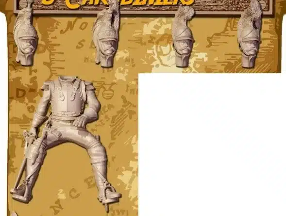 Napoleonic French Heavy Cavalry, Cuirassier / Carabinier rider 1E