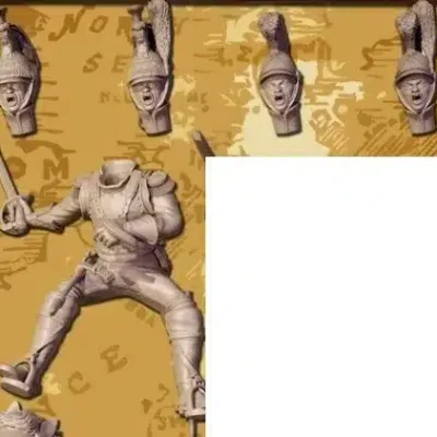 Napoleonic French Heavy Cavalry, Cuirassier / Carabinier rider 8