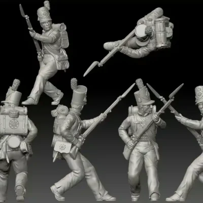 Coldstream Guards 1815 - Shoulder against door