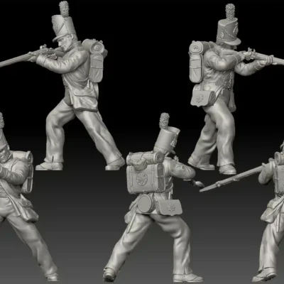 Coldstream Guards 1815 - standing aiming down