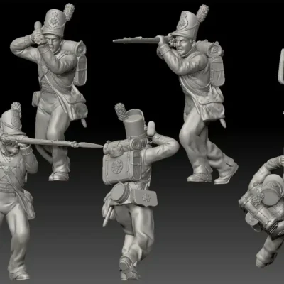 Coldstream Guards 1815 - Stabbing with bayonet