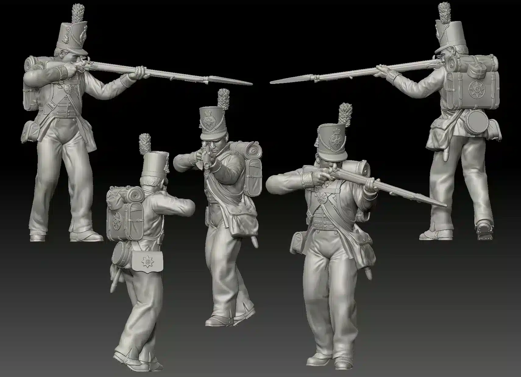 Coldstream Guards 1815 - Walking aiming