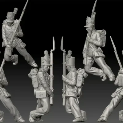 Coldstream Guards 1815 - Shoulder against door hard