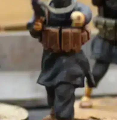 Middle East and North Africa rebel, pointing