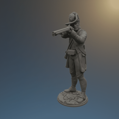 Wayne's Legion of the United States 1794, standing aiming