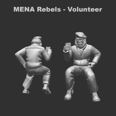 Middle East and North Africa rebel, volunteer