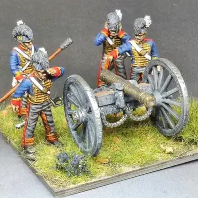 British Napoleonic Cannon 12-pounder field gun