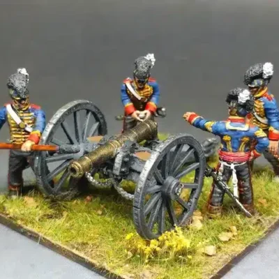 British Napoleonic Cannon 9-pounder gun