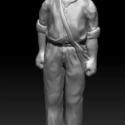 Artillerist Cannoneer with Wheelcap