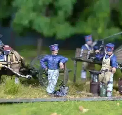 French Napoleonic field forge kit