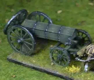 French Napoleonic limber ammunition caisson