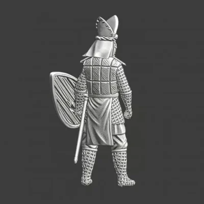 Medieval Danish Warrior Bishop Resting - NCM