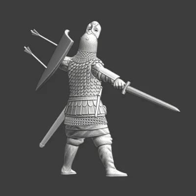 Medieval Noble Kievan Rus - shield up - NCM