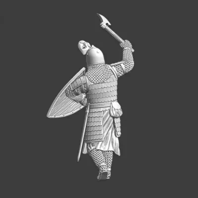 Medieval dismounted Kievan-Rus warrior - NCM