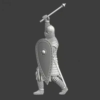 Medieval Kievan-Rus warrior with mace - NCM