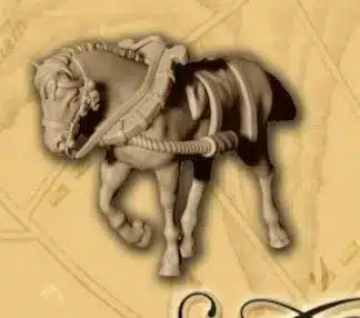 french napoleonic ammunition caisson horse 3