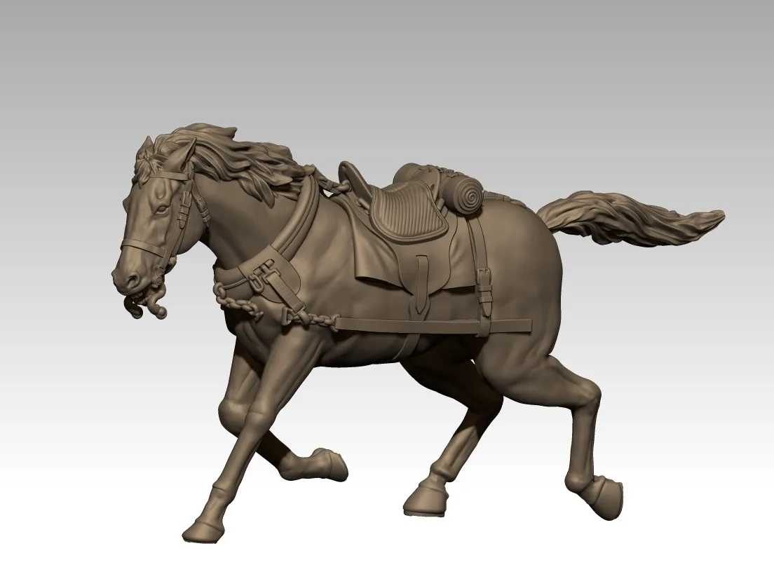 Artillery horse team, middle left