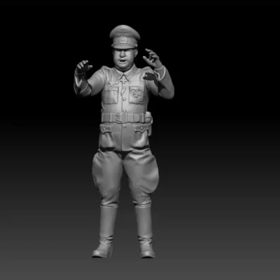 German officers lead songs AS