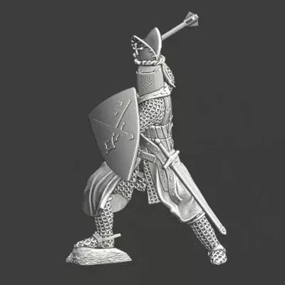 Medieval warrior bishop - Lake Peipus 1242 - NCM