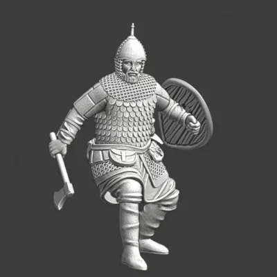 Medieval Kievan Rus - Fighting with axe - NCM