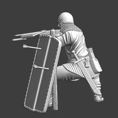 Medieval kneeling crossbowman - NCM