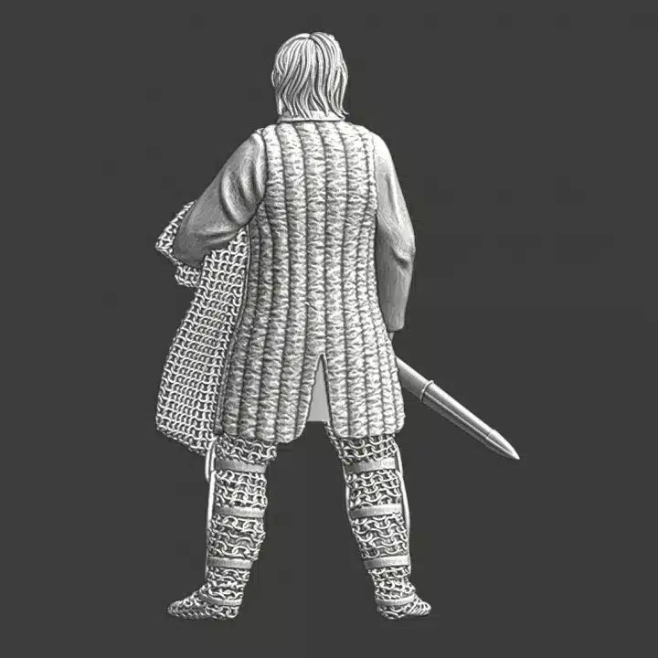 Medieval Knight (Birger Jarl) at camp - NCM