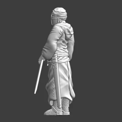 Medieval Lazarus leper Knight - resting - NCM