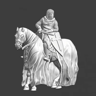 Leper knight from the Order of Lazarus - mounted - NCM
