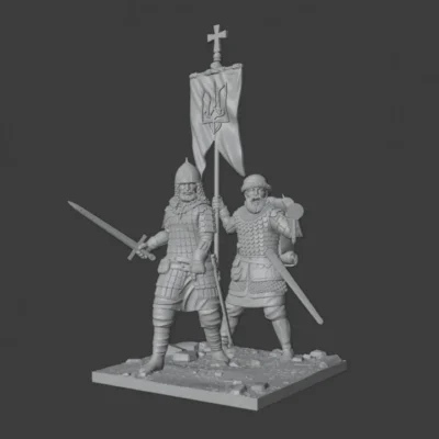 This is my land  Ukrainian knight and banner - NCM