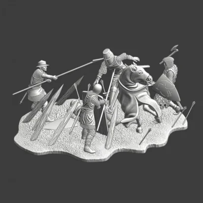 Large set Downing of a knight - NCM