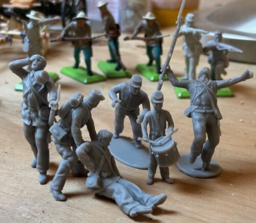 Union soldier helping wounded fellow photo review