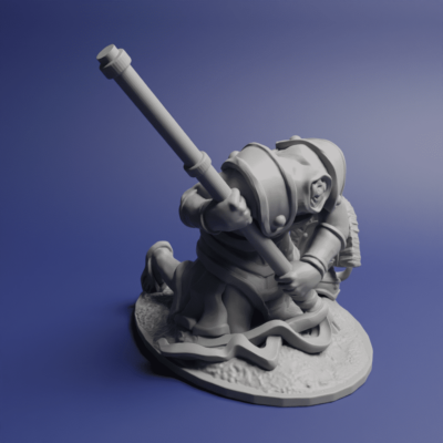 David vs Goliath Diorama Goliath