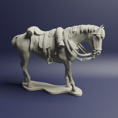 Napoleonic British Heavy Cavalry Horses Docked Tails Horse A 13