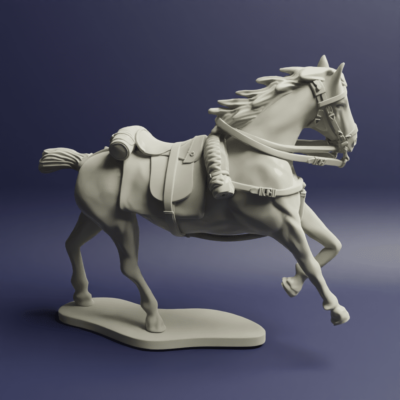 Napoleonic British Heavy Cavalry Horses Docked Tails Horse A 8