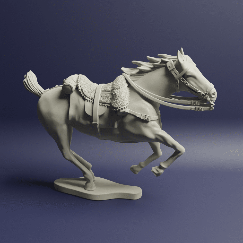 Napoleonic British Heavy Cavalry Horses Docked Tails Horse B 10