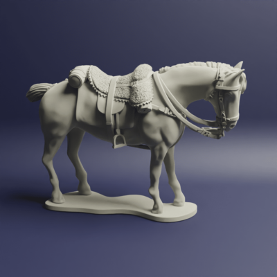 Napoleonic British Heavy Cavalry Horses Docked Tails Horse B 11