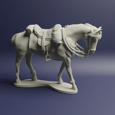 Napoleonic British Heavy Cavalry Horses Docked Tails Horse B 12