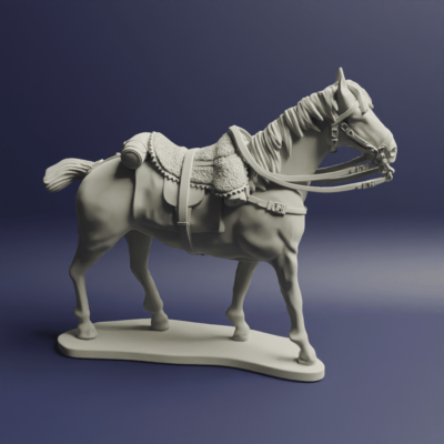 Napoleonic British Heavy Cavalry Horses Docked Tails Horse B 4