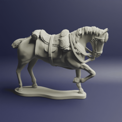 Napoleonic British Heavy Cavalry Horses Docked Tails Horse B 5