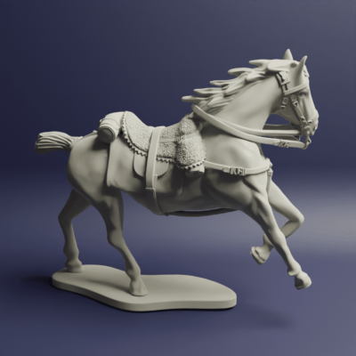 Napoleonic British Heavy Cavalry Horses Docked Tails Horse B 8