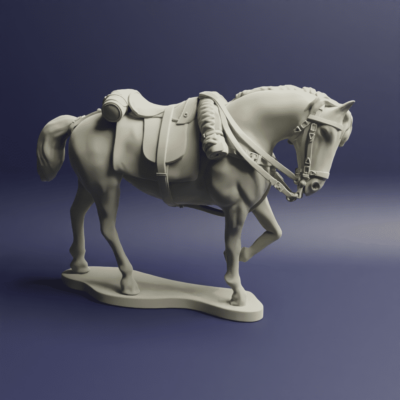 Napoleonic British Heavy Cavalry Horses Horse A 3a