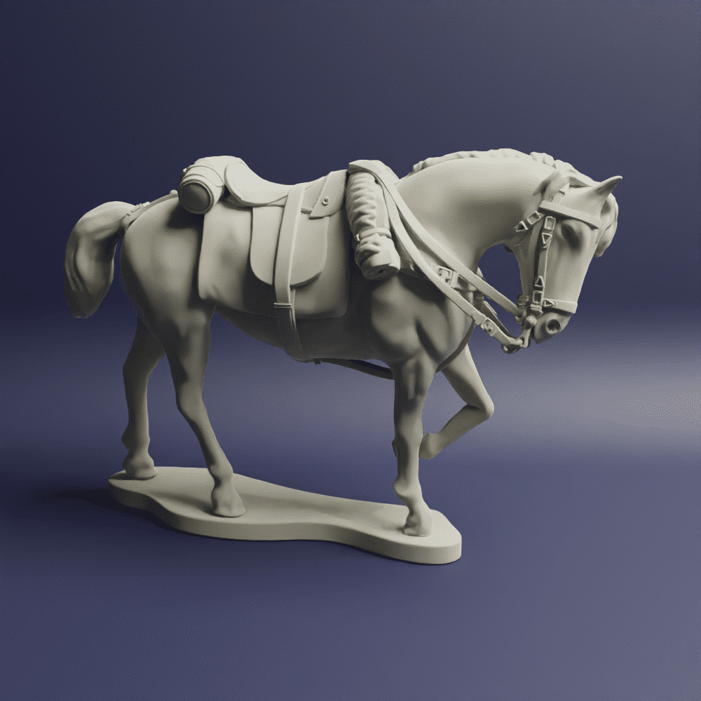 Napoleonic British Heavy Cavalry Horses Horse A 3a