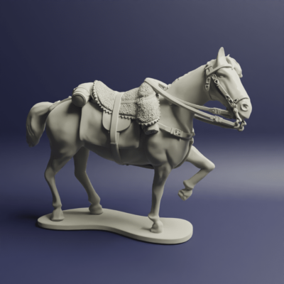 Napoleonic British Heavy Cavalry Horses Horse B 1b