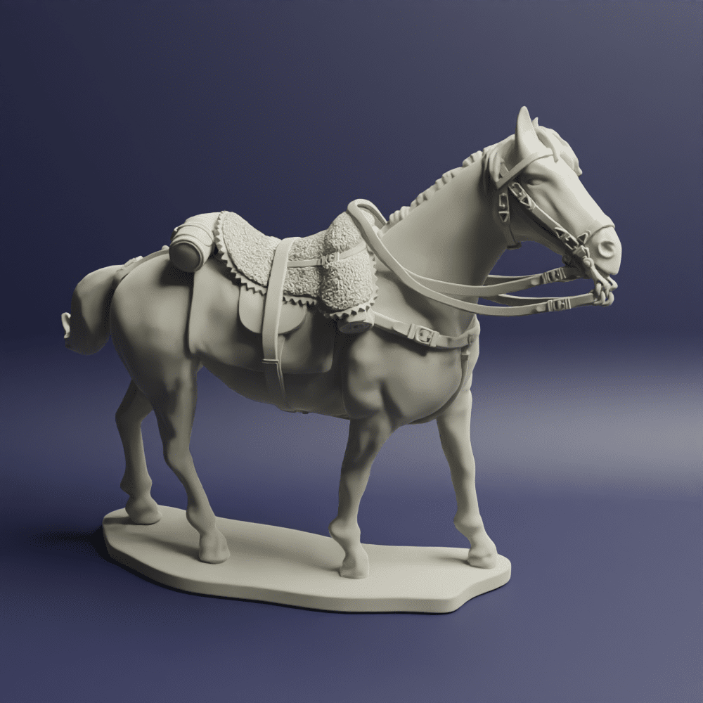 Napoleonic British Heavy Cavalry Horses Horse B 2b