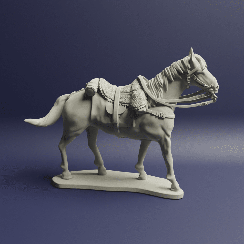 Napoleonic British Heavy Cavalry Horses Horse B 4b